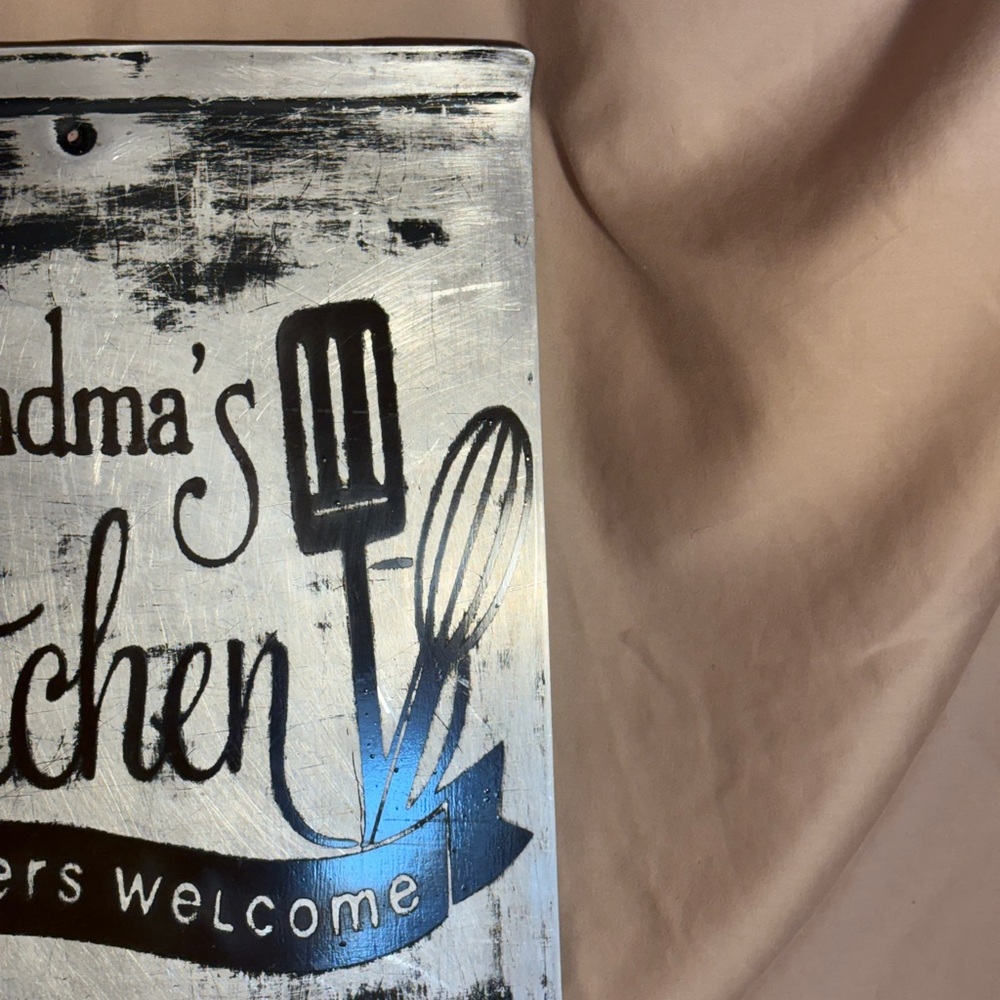 Black and Gray Rustic Kitchen Tools Sign - Picture 5 of 8